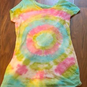 Tie dye tee shirt